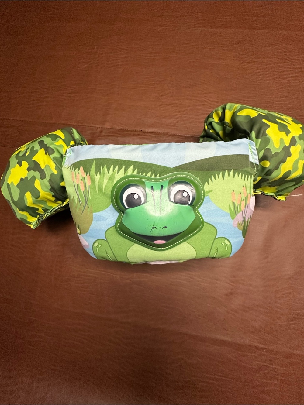 Kids Puddle Jumper,  Green Frog Arm Floaties - Cute Frog Design